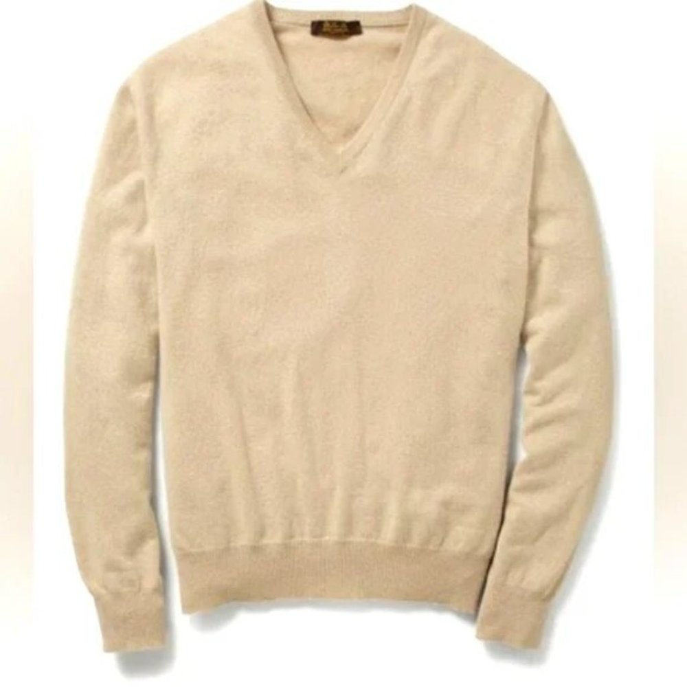 Loro Piana Men's V-Neck Baby Cashmere Sweater Size EU 50 EU M.